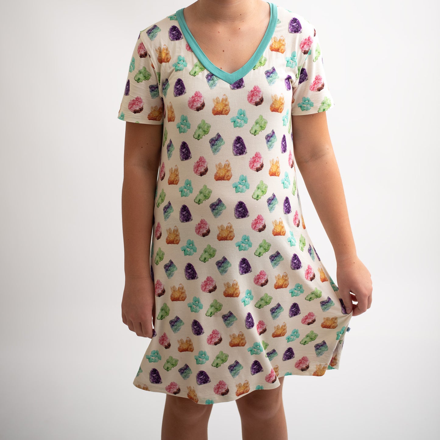 Crystal bamboo women's nightshirt