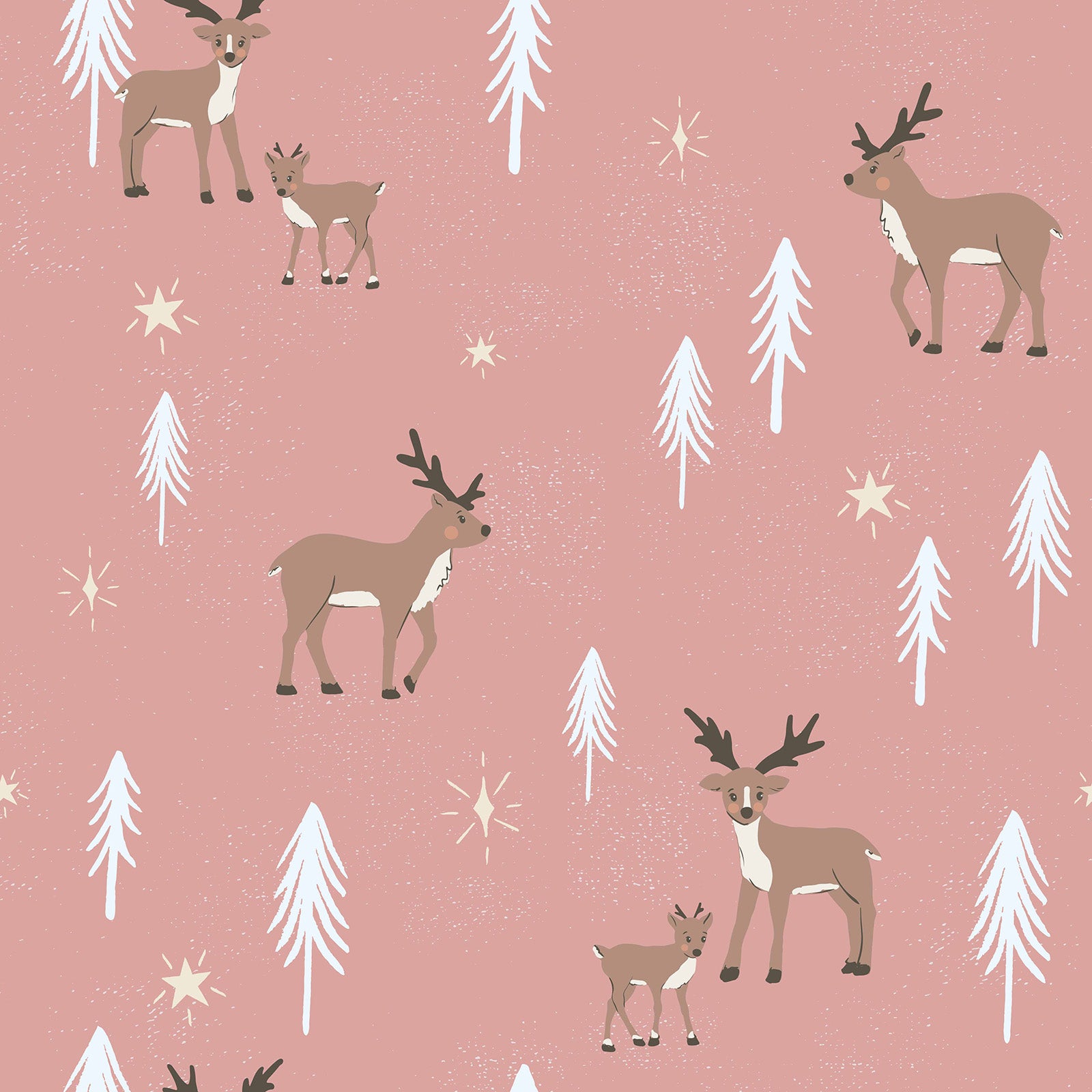 close up of reindeer print
