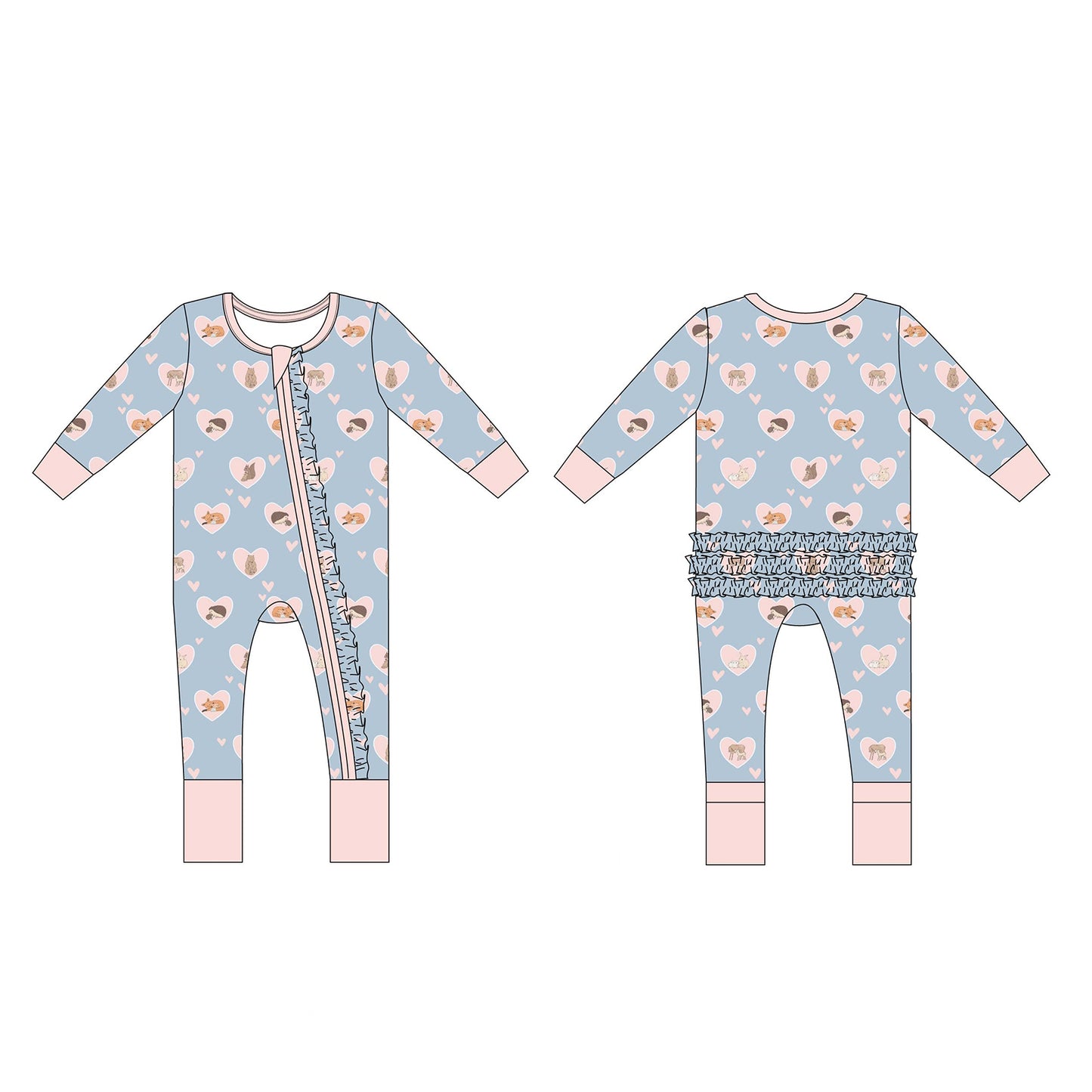Better Together Zip-Up Pajamas