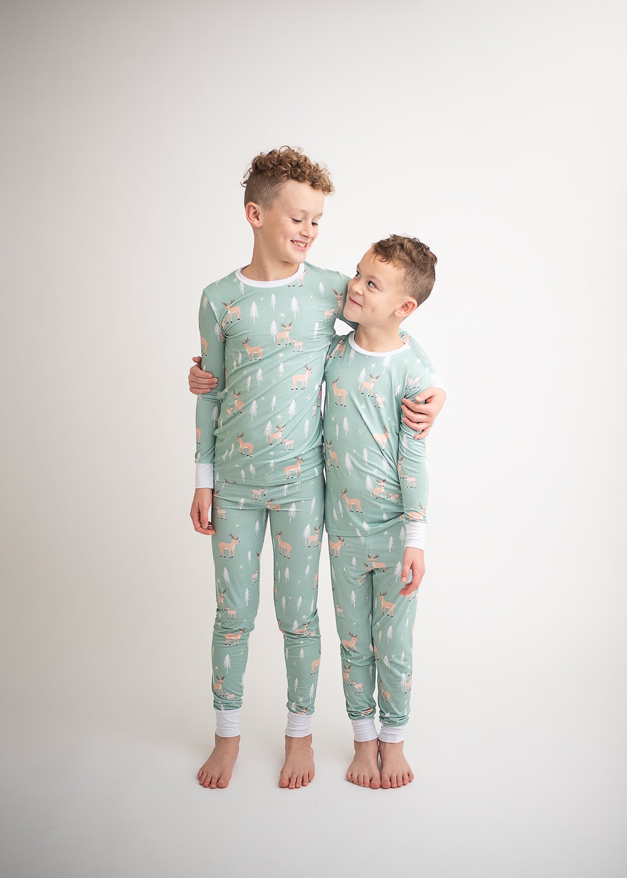 bamboo pajamas for kids, bamboo pjs, long sleeve bamboo pjs