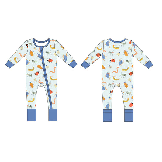 Zip-Up JJs - Coasty Premium Bamboo Pajamas